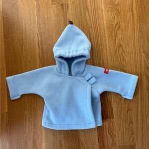 Widgeon Light Blue Fleece Hooded Pullover